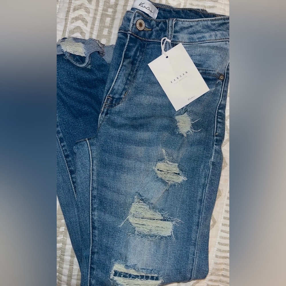 KanCan Women's Ripped Denim Jeans